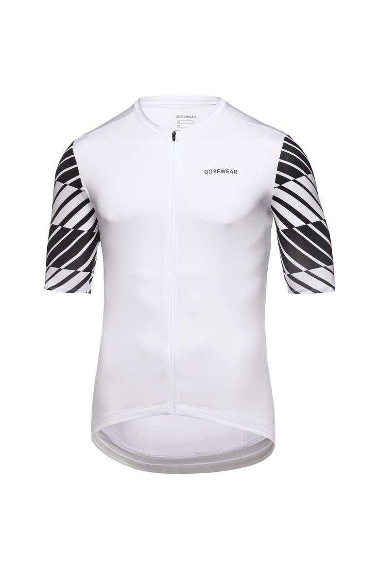 Swiftride Optical Jersey - Men's, Alternate, color, White/Black