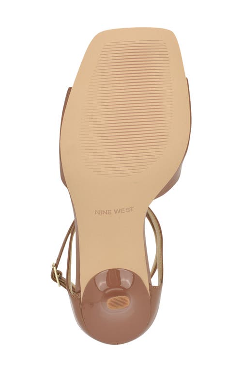 Nine West Devans Sandal In Medium Natural