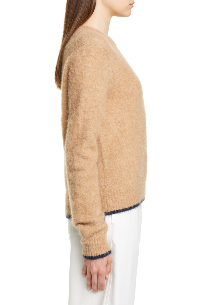 Vince Tipped Alpaca & Merino Wool Blend Crewneck Sweater, Alternate, color,