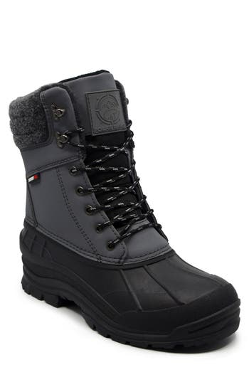 Polar Range Fowler Waterproof Snow Boot In Black