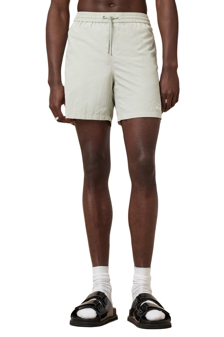 Soleil Swim Trunks, Main, color, SLATE GREEN