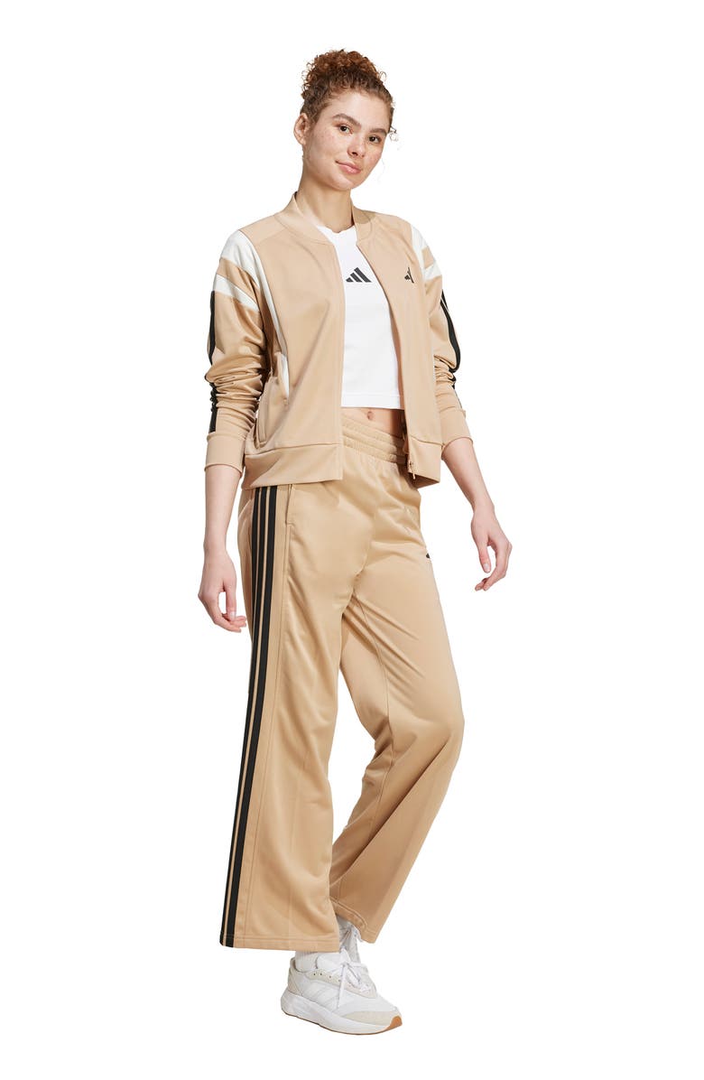 adidas 3-Stripe Pants, Alternate, color, Warm Sandstone/ Off White