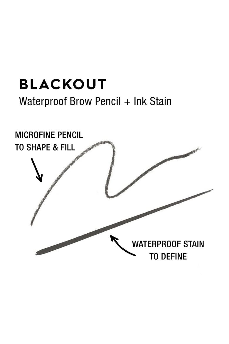 Brow Blade Ink Stain & Waterproof Pencil, Alternate, color, BLACKOUT
