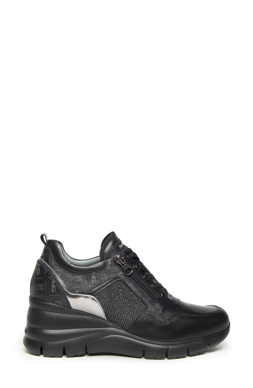 Nerogiardini Wedge Sneaker In Black