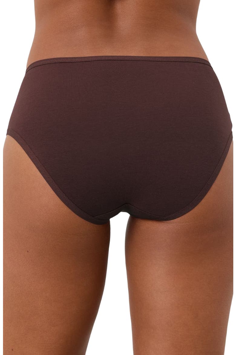 Everyday Mid Rise Hipster 5-Pack Made With Organic Cotton, Alternate, color, First Light