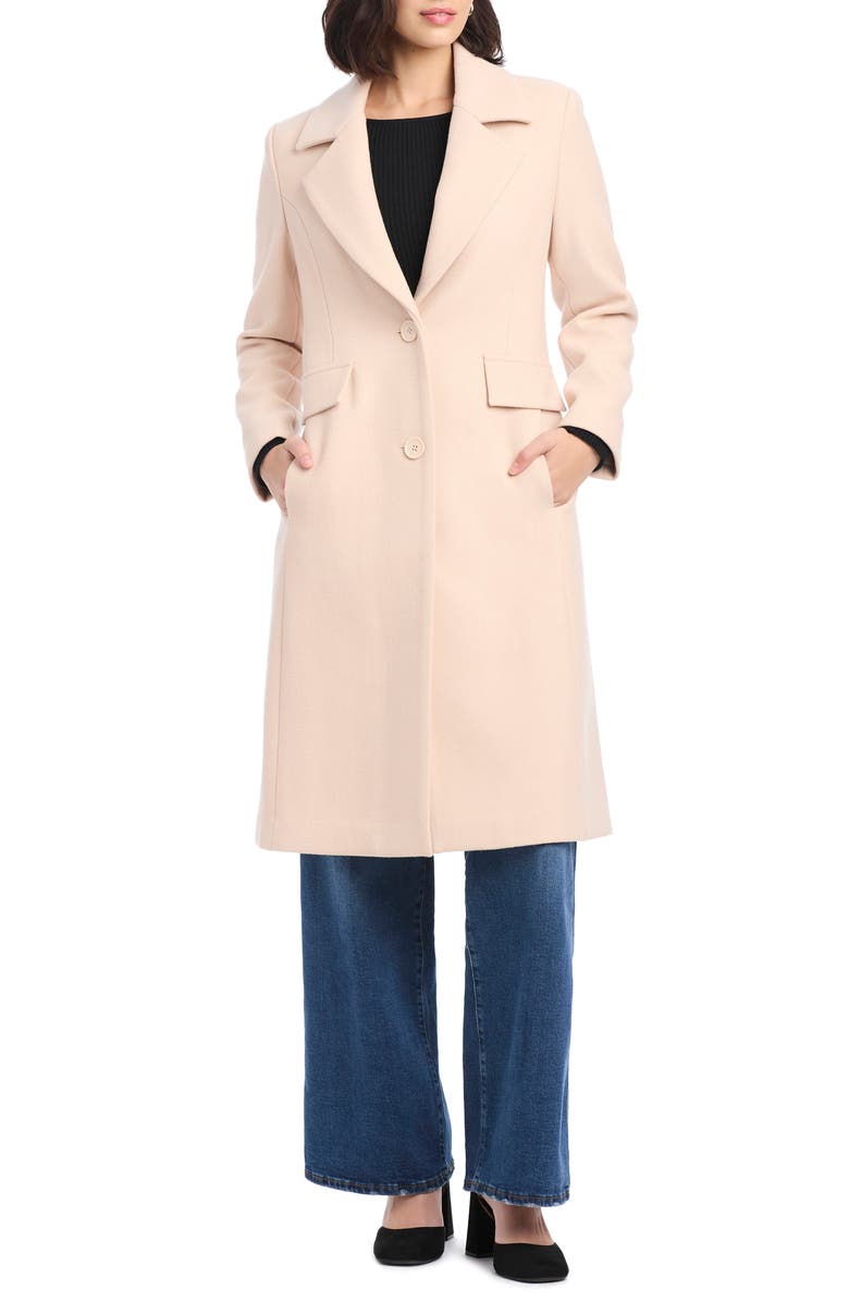 Kate Spade New York tailored coat, Alternate, color, Sparkling Champagne