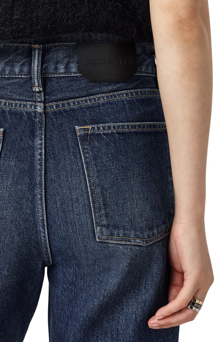 AllSaints Mathilde Straight Leg Jeans, Alternate, color, Dark Indigo