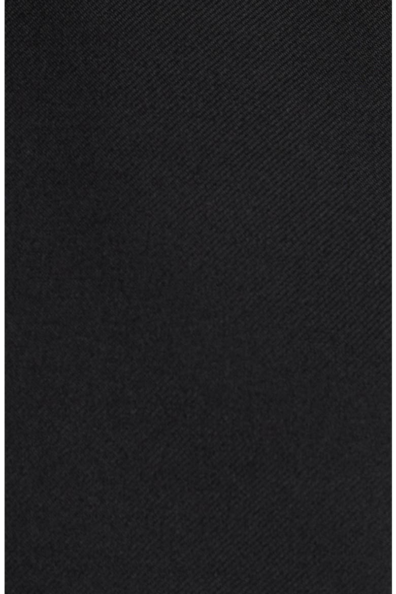 Puff Cap Sleeve Stretch Wool Minidress, Alternate, color, BLACK