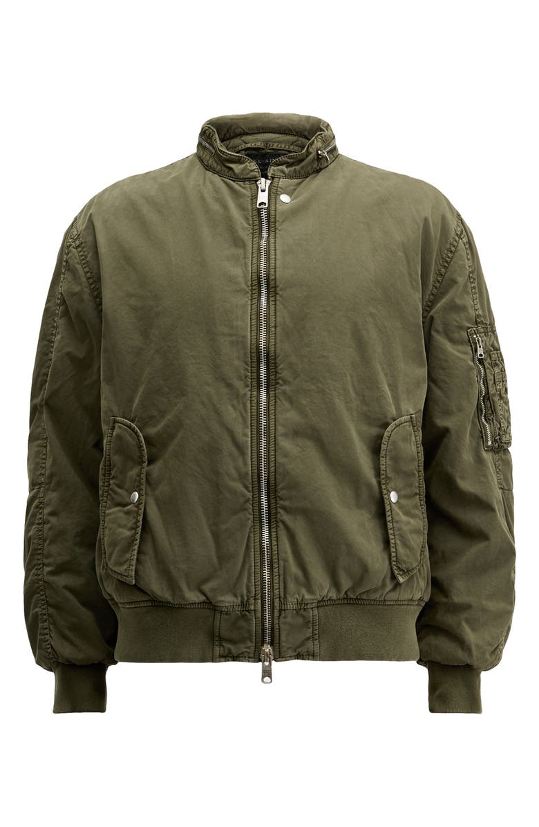 AllSaints Banner Relaxed Fit Bomber Jacket, Alternate, color,