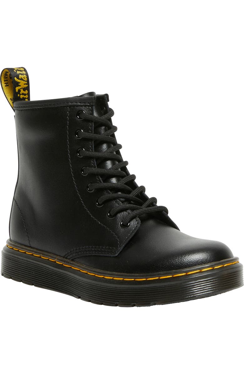 Dr. Martens Kids' Zavala Lug Boot, Main, color, Black T Lamper Leather