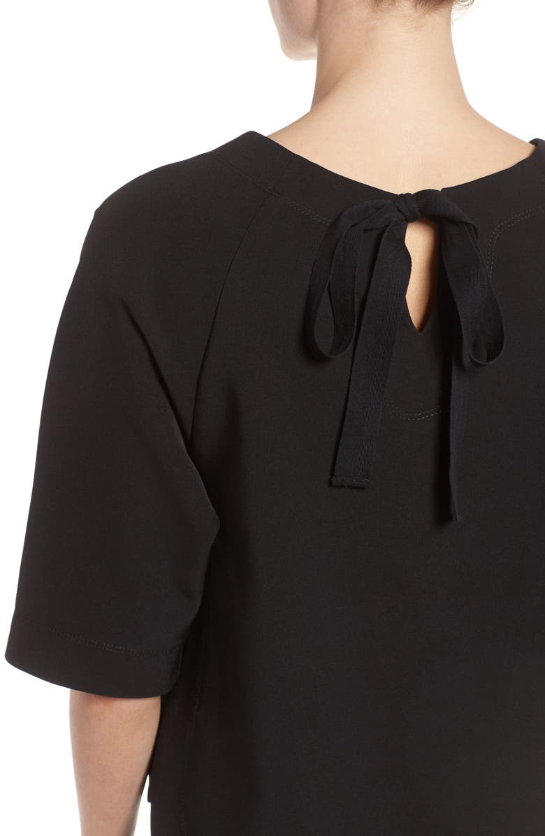 GIBSONLOOK 3/4 SLV TIE BACK TOP, Alternate, color, 