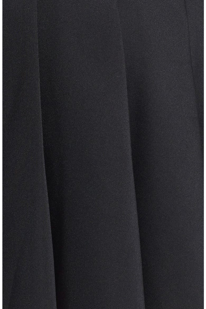 ASTR Scuba Pleated Miniskirt, Alternate, color, BLACK