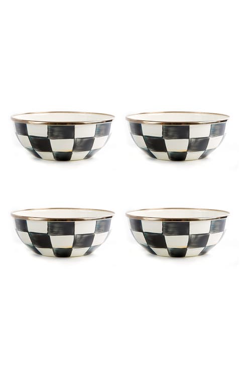 Courtly Check Set of 4 Everyday Bowls
