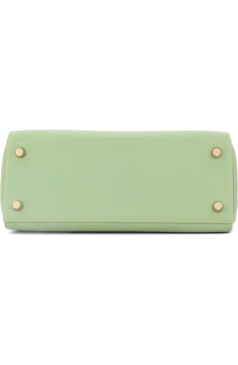 Pre-Owned Hermes Kelly Handbag Green Evercolor with Gold Hardware 25, Alternate, color, Vert Criquet