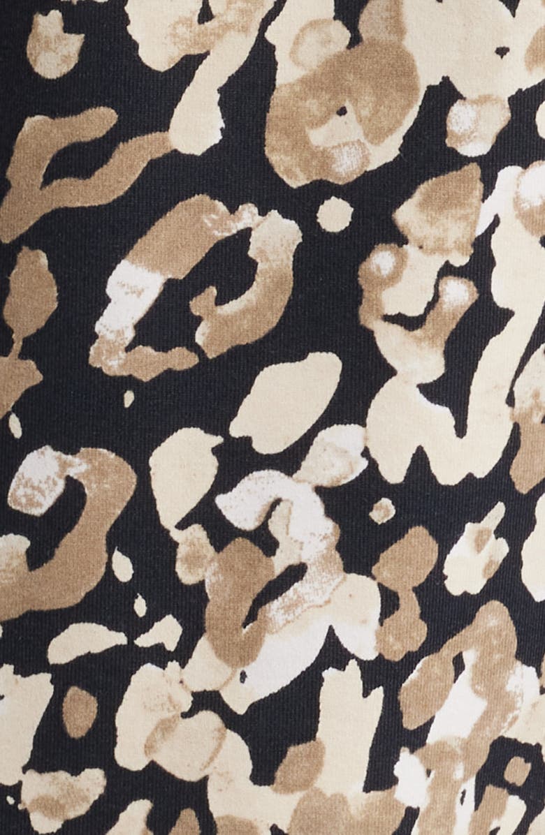 Tommy Bahama Aubrey Spot Tie Waist Shirtdress, Alternate, color, Black