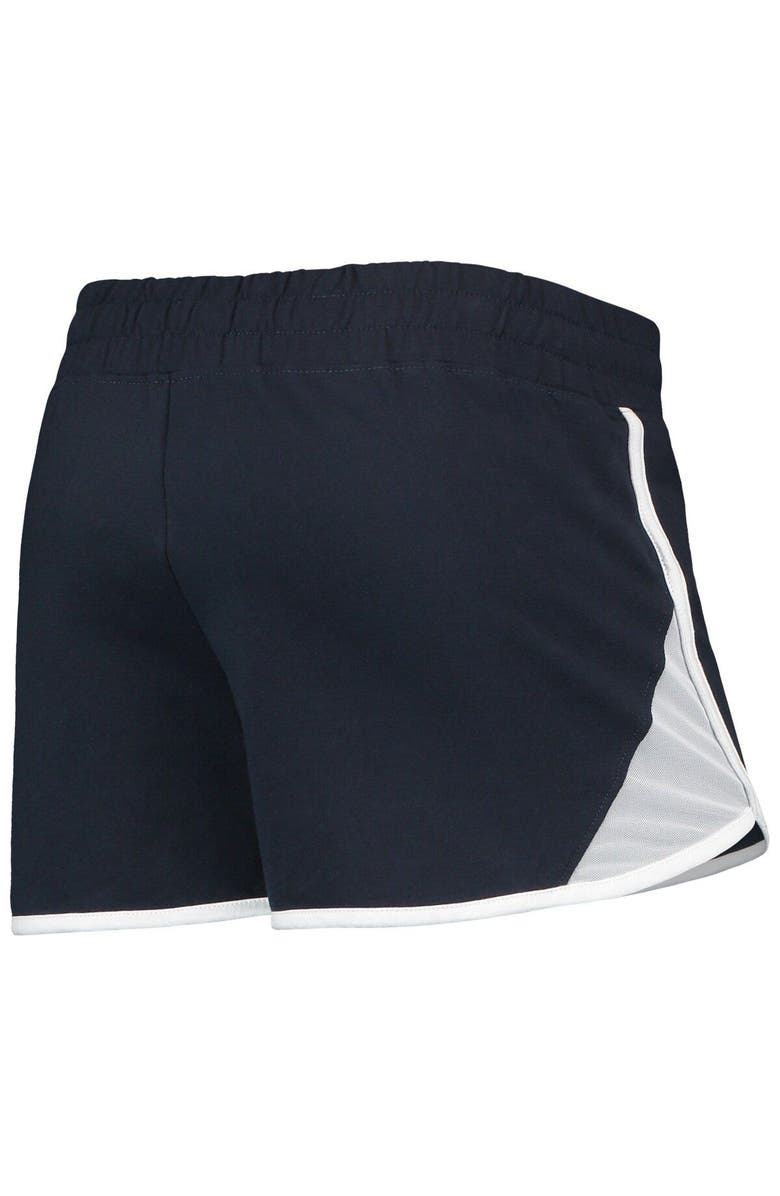 New Era Women's New Era Navy Minnesota Twins Stretch French Terry Shorts, Alternate, color,