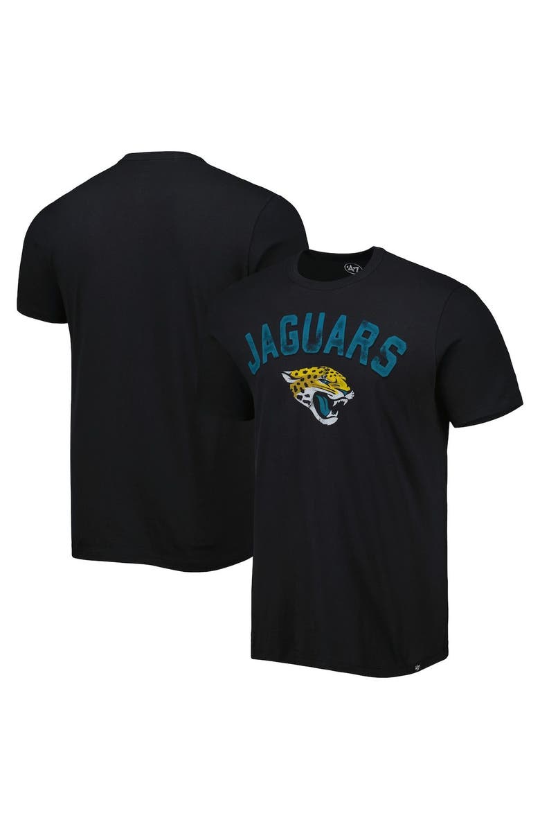 '47 Men's '47 Black Jacksonville Jaguars All Arch Franklin T-Shirt, Main, color, 
