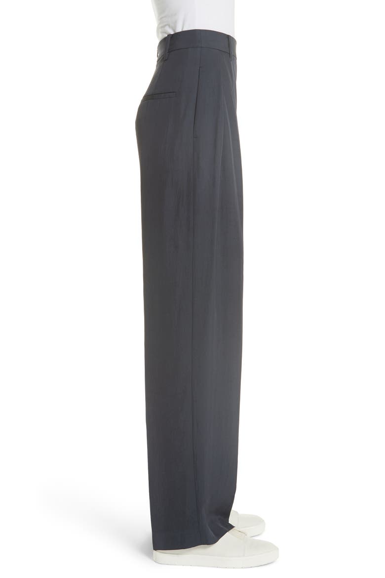 High Waist Wide Leg Pants, Alternate, color, COASTAL