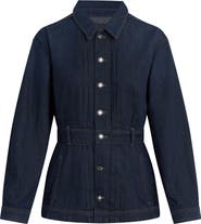 Favorite Daughter The Jade Pintuck Denim Jacket