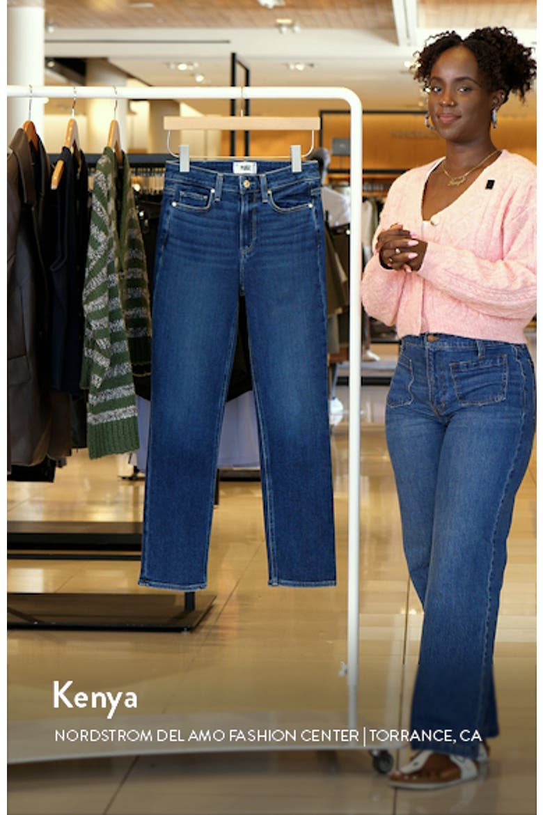Cindy High Waist Ankle Straight Leg Jeans video