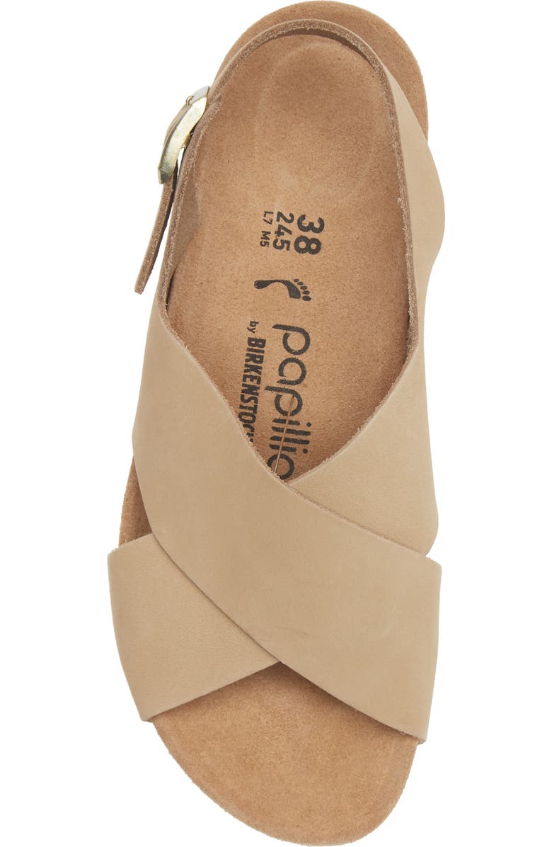 Birkenstock Papillio by Birkenstock Samira Slingback Sandal, Alternate, color, Sandcastle Nubuck