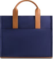 Tommy Bahama Canvas & Leather Trim Tote Bag