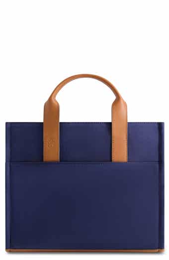 Tommy Bahama Canvas & Leather Trim Tote Bag