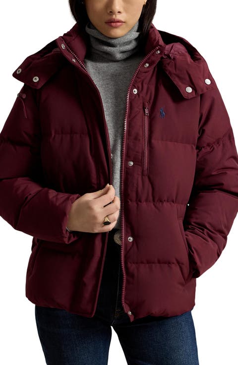 Water Resistant 750 Fill Power Down Puffer Jacket