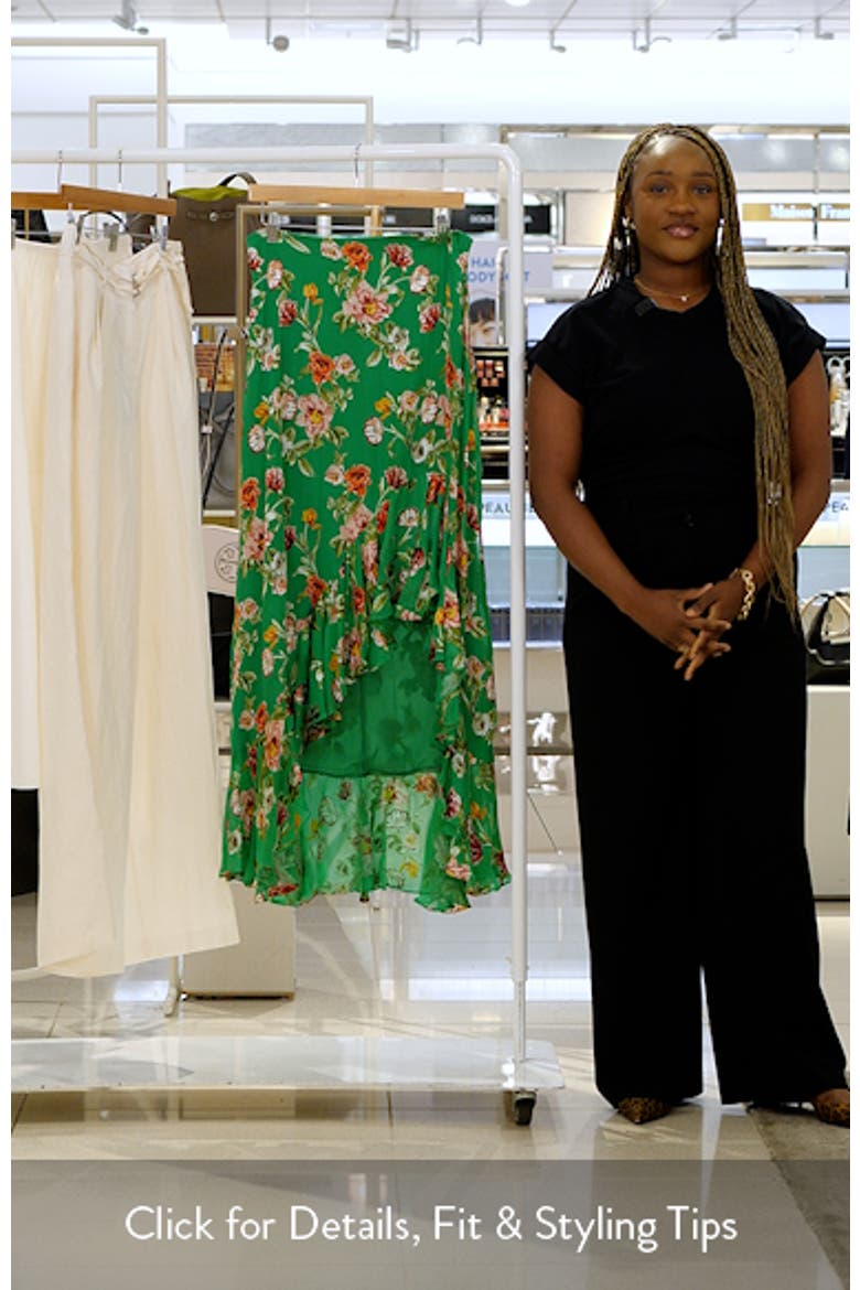 Soraya Asymmetric Maxi Skirt video