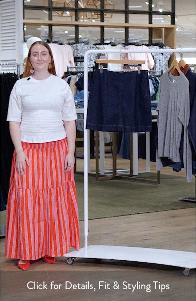 Clean Denim Miniskirt, sales video thumbnail