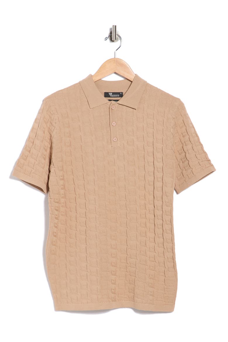 Slim Fit Polo Sweater, Alternate, color, TAN