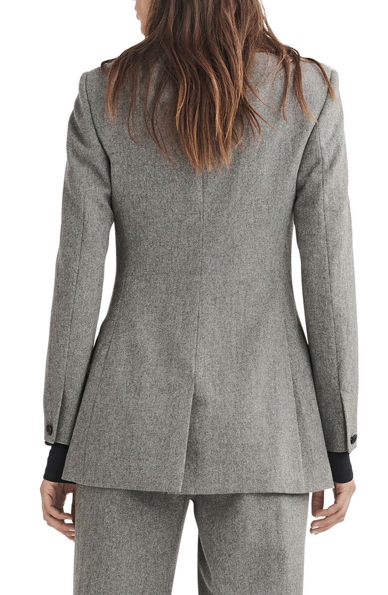 rag & bone Warren Double Breasted Wool Blend Blazer, Alternate, color, 