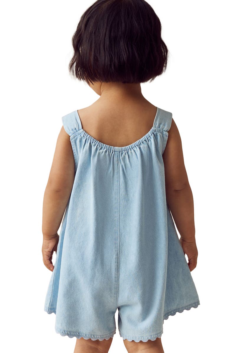 NEXT Kids' Embroidered Denim Jumpsuit, Alternate, color,