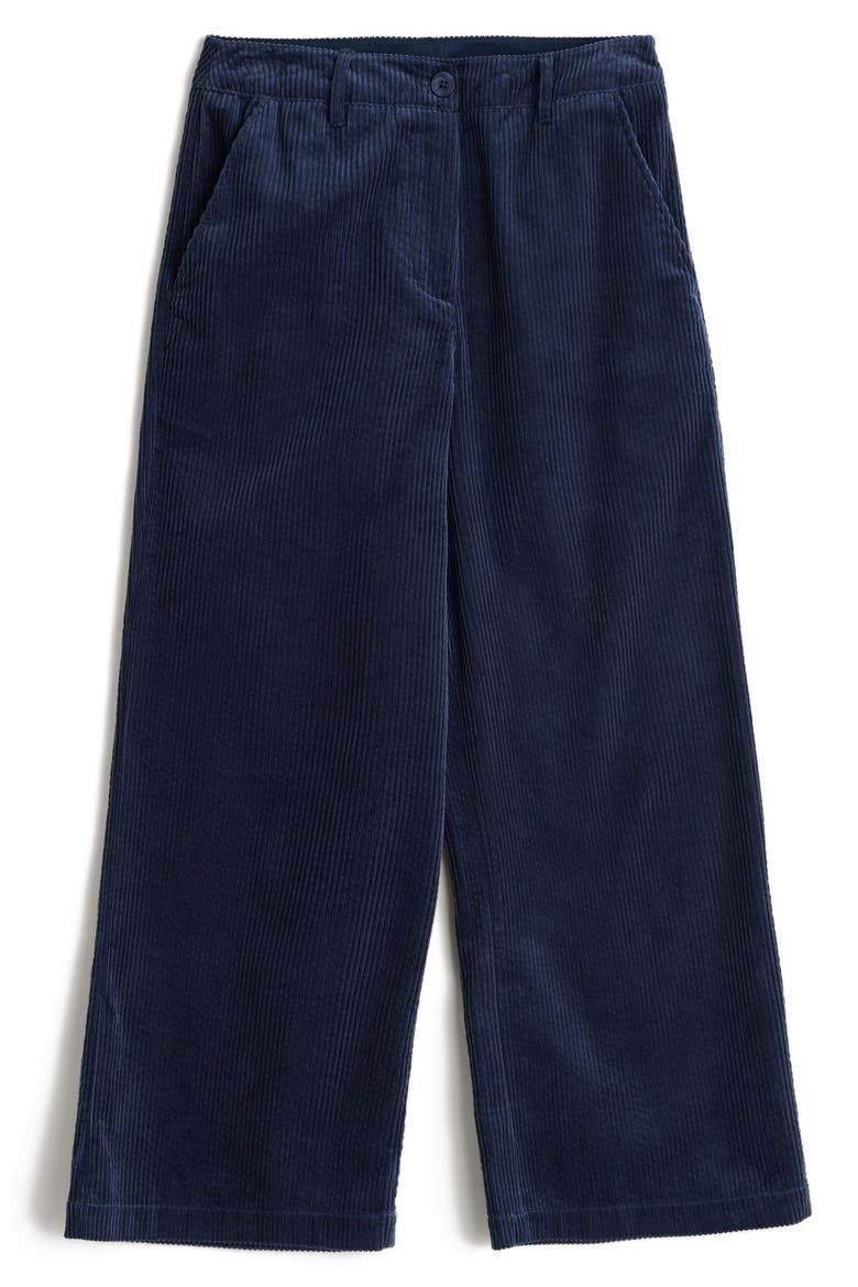 Asphodel Crop Wide Leg Corduroy Pants, Alternate, color, MARITIME