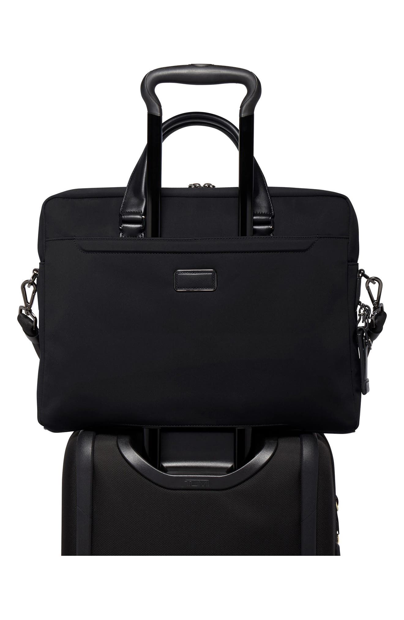 TUMI Harrison Avondale Top Zip Briefcase, Alternate, color, Black