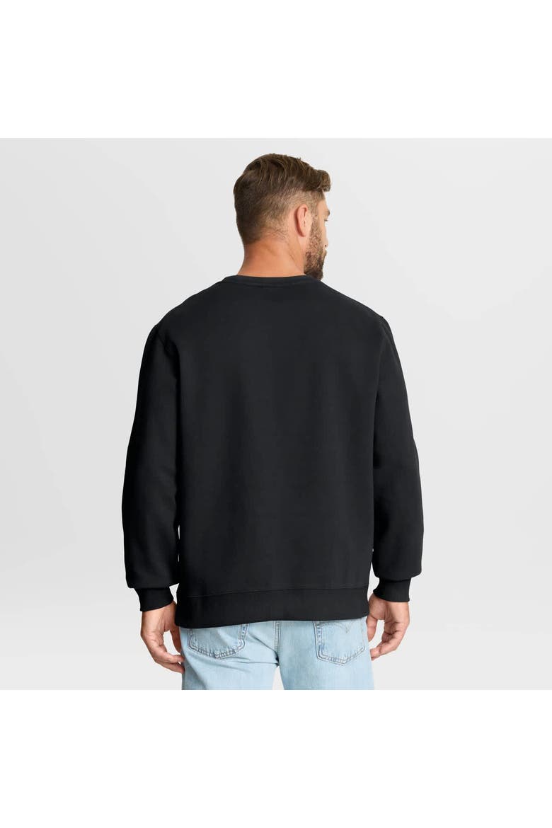 Men's Fanatics Black Carolina Panthers Powerful Throw Legacy Pullover Sweatshirt, Alternate, color, Black