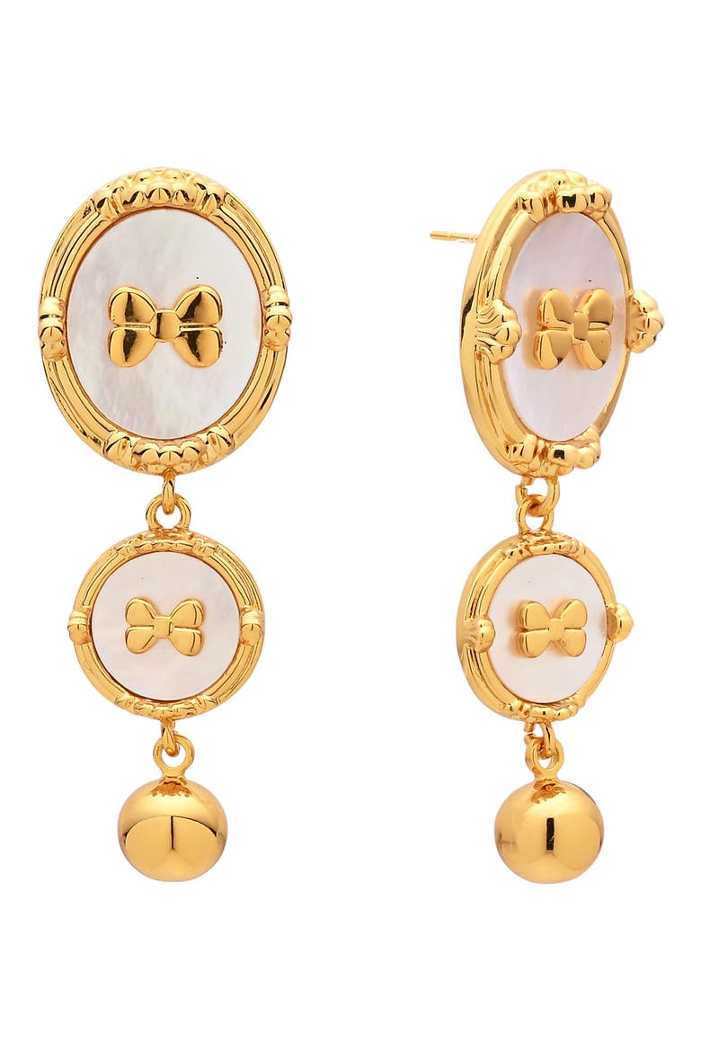 Tessa Drop Earrings, Main, color, GOLD