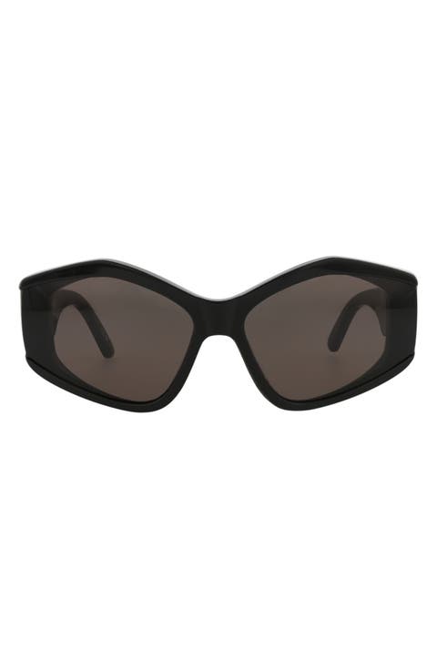 66mm Cat Eye Sunglasses