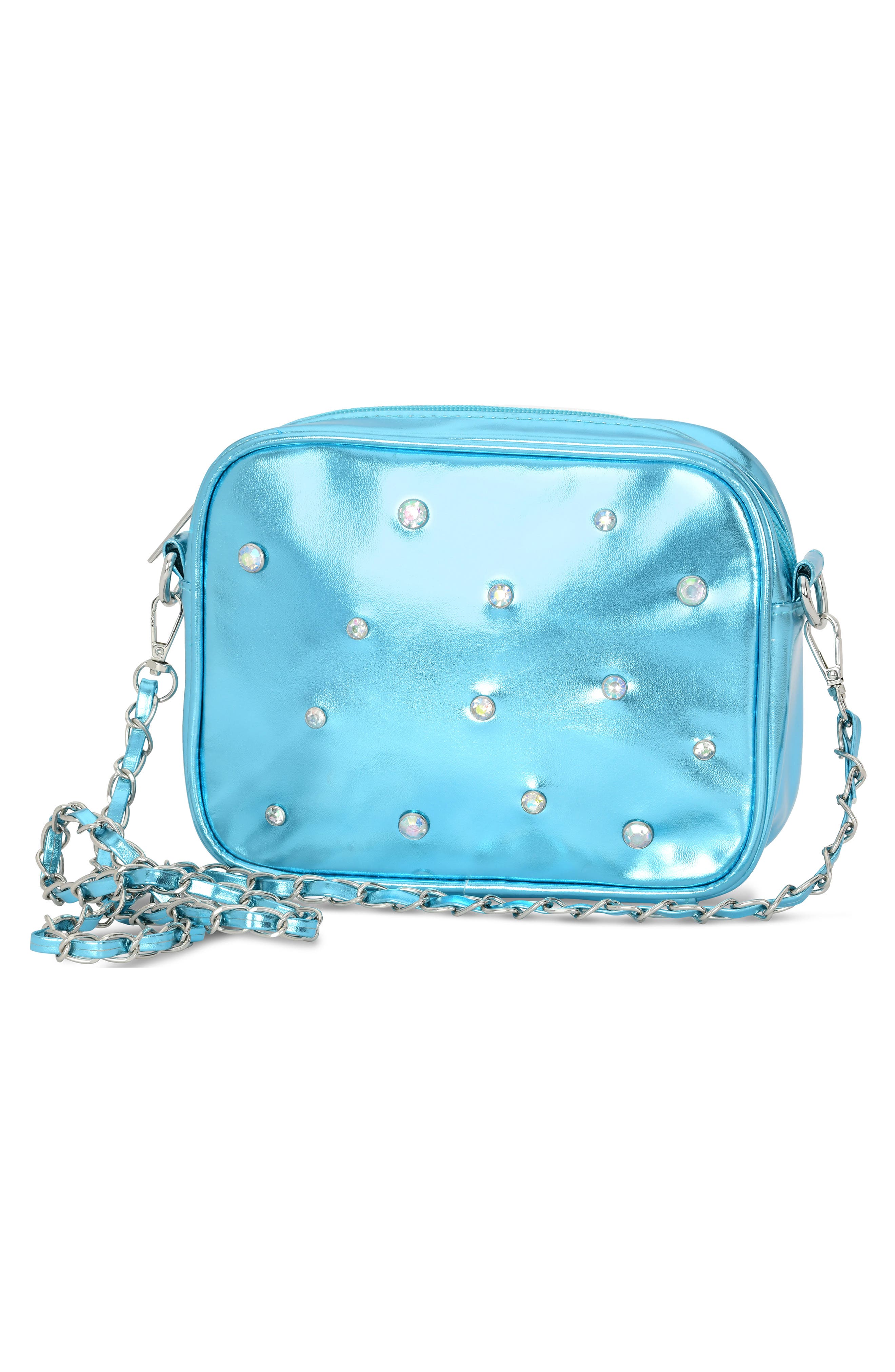 Iscream Kids' Blue Candy Gem Crossbody Bag, Alternate, color, Blue