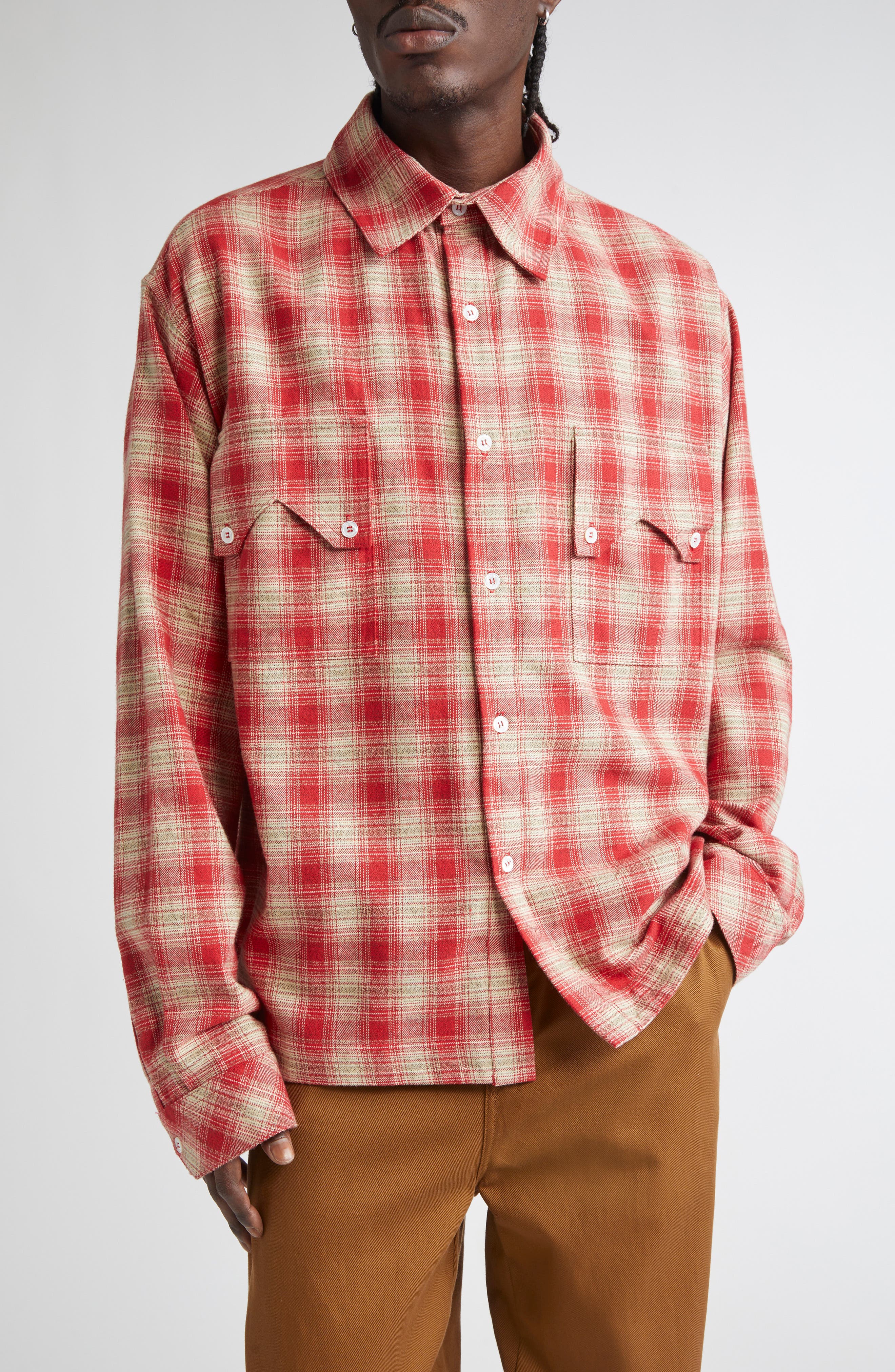Rhude Flannel Overshirt | Nordstromrack