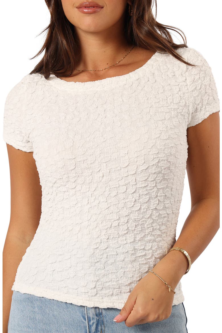 Salle Texture Top, Alternate, color, CREAM