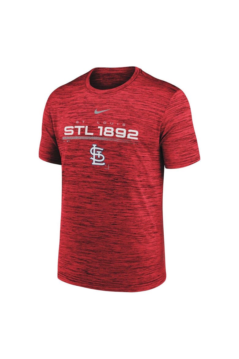Men's Nike Red St. Louis Cardinals Wordmark Velocity Performance T-Shirt, Alternate, color, Red