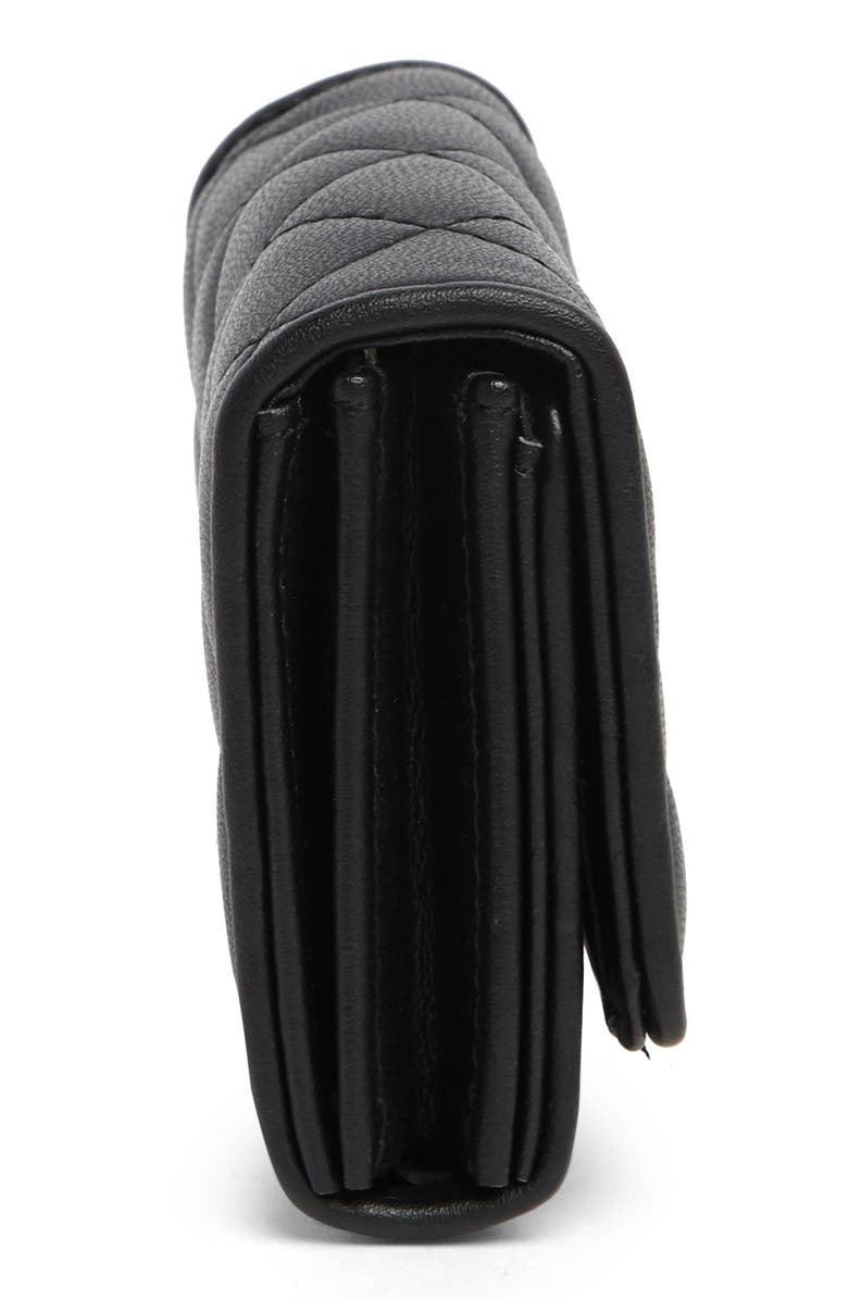 Steve Madden Brett Compact Quilted Wallet, Alternate, color, 