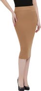 Kimi & Kai Women's Knit Pencil Skirt