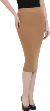 Kimi & Kai Women's Knit Pencil Skirt