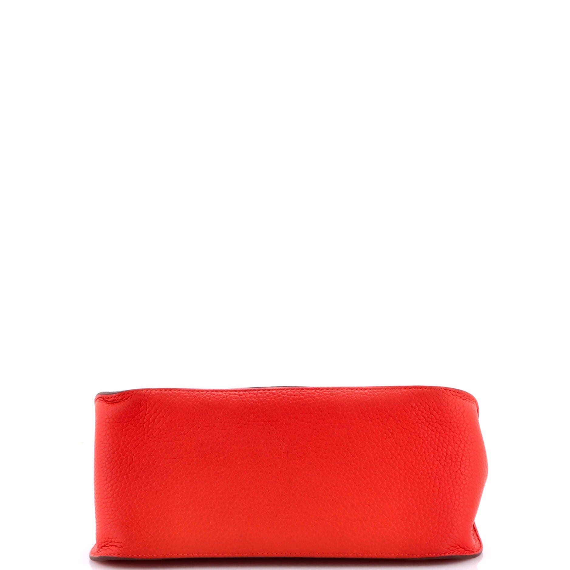 Pre-Owned Hermes Jypsiere Bag Clemence 28, Alternate, color, Rouge Tomate