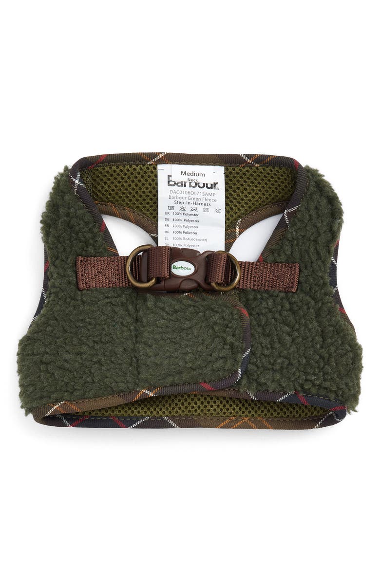 Barbour Fleece Dog Harness, Alternate, color, Olive