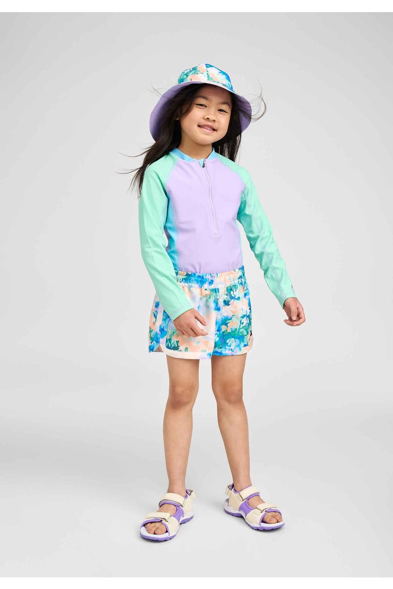 Nauru SunProof beach shorts, Alternate, color, Fresh Blue