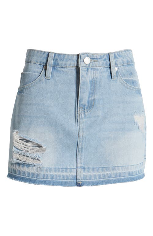PTCL PTCL CANYON DISTRESSED DENIM MINISKIRT 