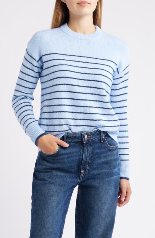 Caslonr Caslon(r) Stripe Relaxed Fit Sweater In Blue
